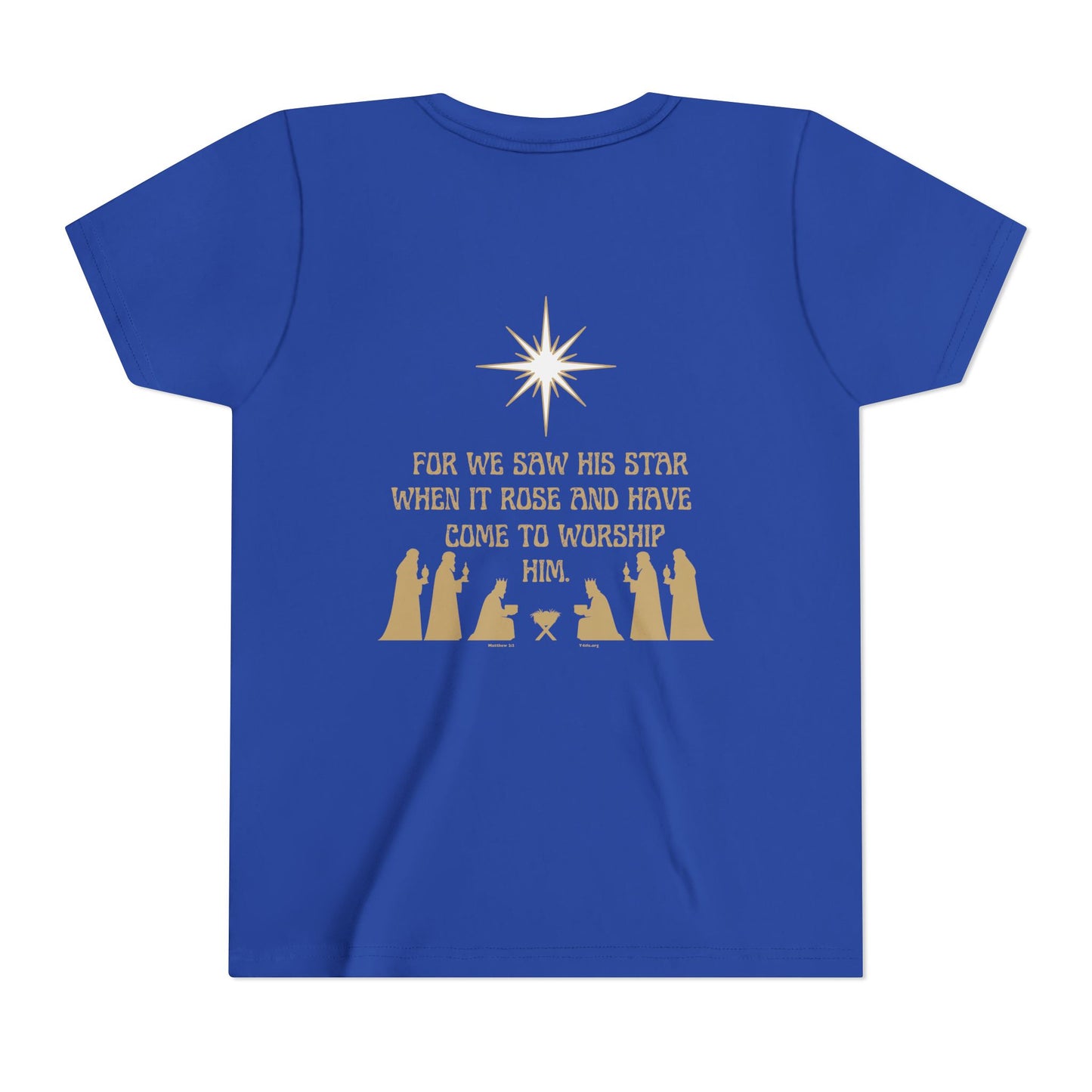 For We Saw His Star Youth Short Sleeve Tee