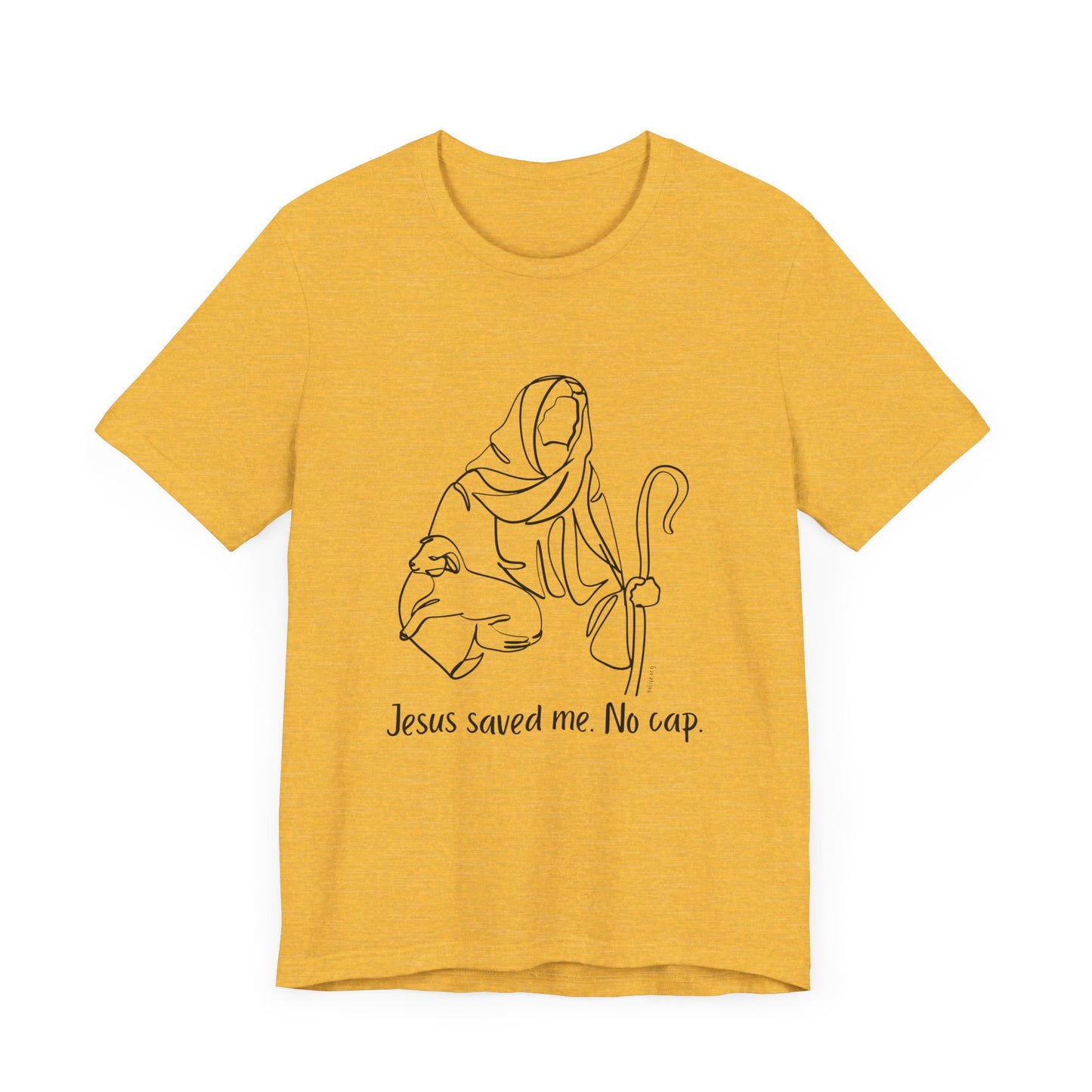 "Jesus Saved Me" Unisex Jersey Short Sleeve Tee