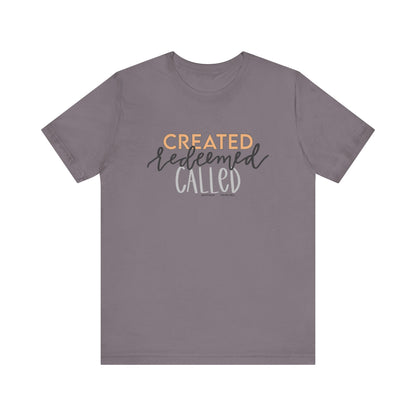 Created Redeemed Called Short Sleeve Tee