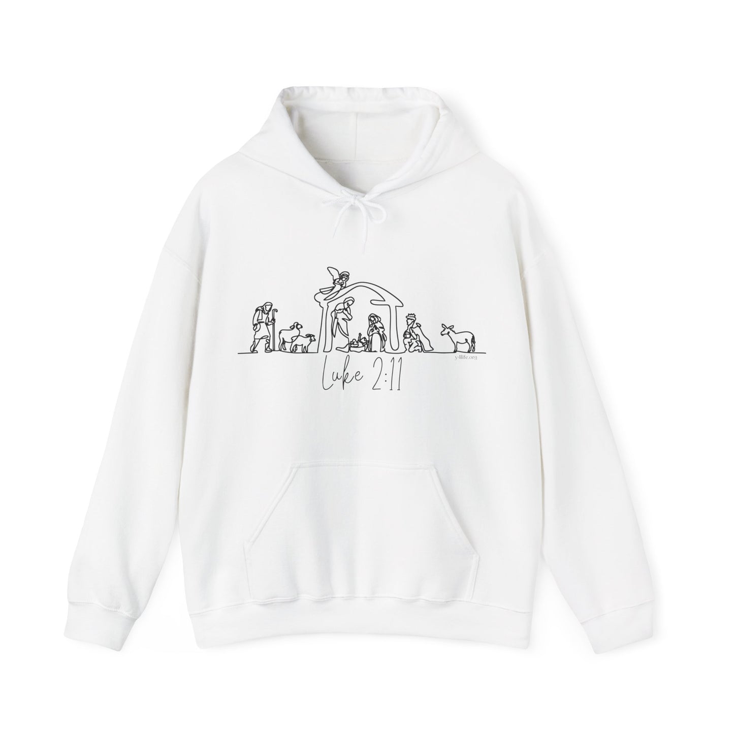 Luke 2:11 Nativity Hooded Sweatshirt