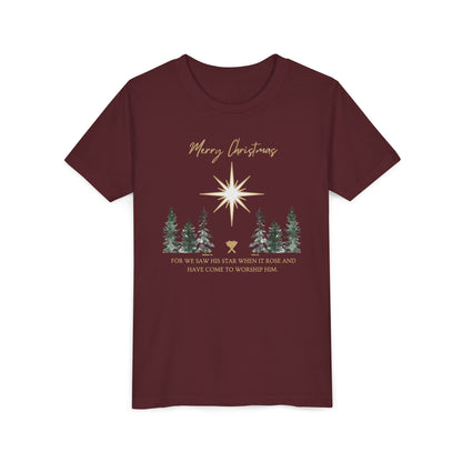 Merry Christmas Youth Short Sleeve Tee