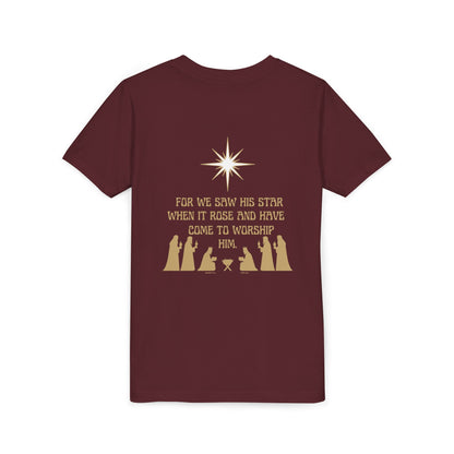 For We Saw His Star Youth Short Sleeve Tee