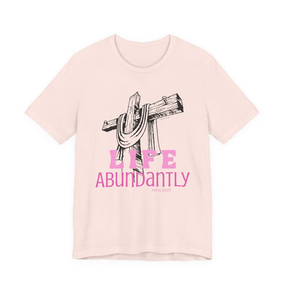 Life Abundantly Monochrome Short Sleeve Tee