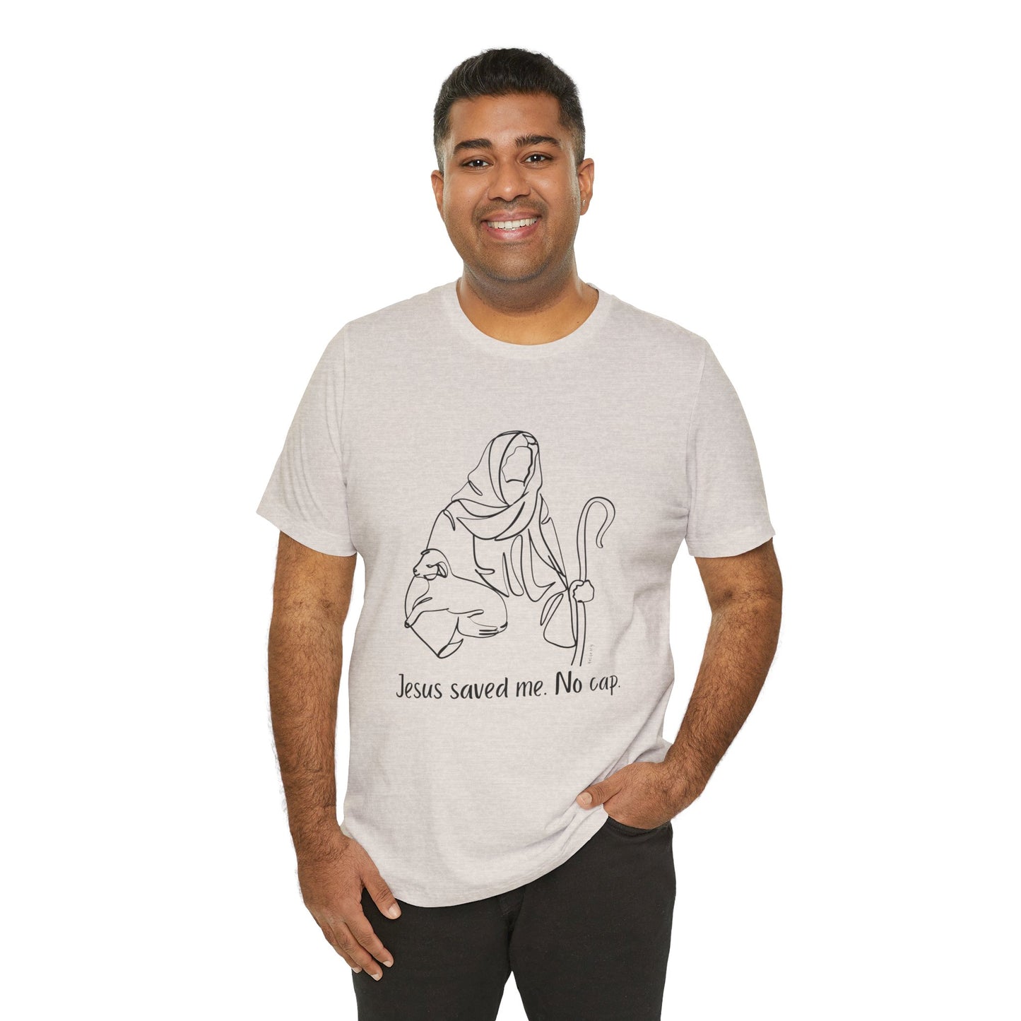 "Jesus Saved Me" Unisex Jersey Short Sleeve Tee