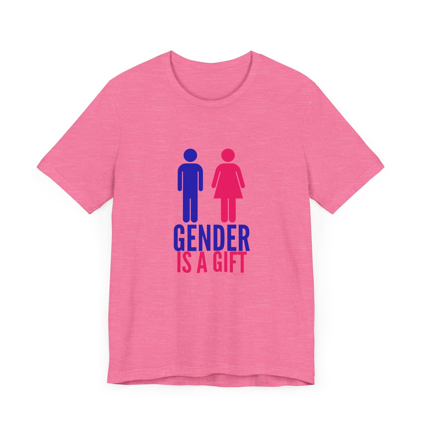 "Gender is a Gift" (full bodies) Unisex Jersey Short Sleeve Tee