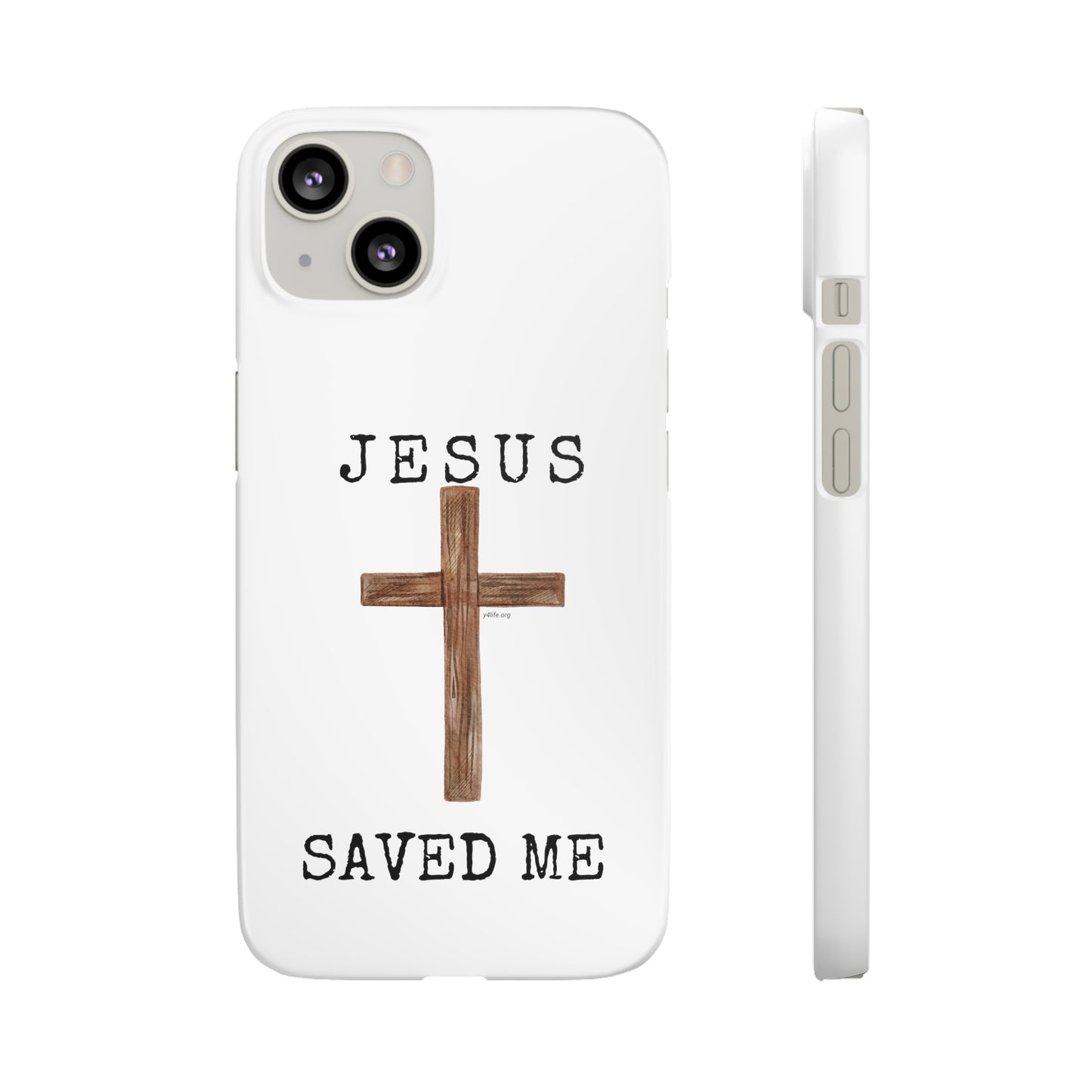 Jesus Saved Me Snap Cases