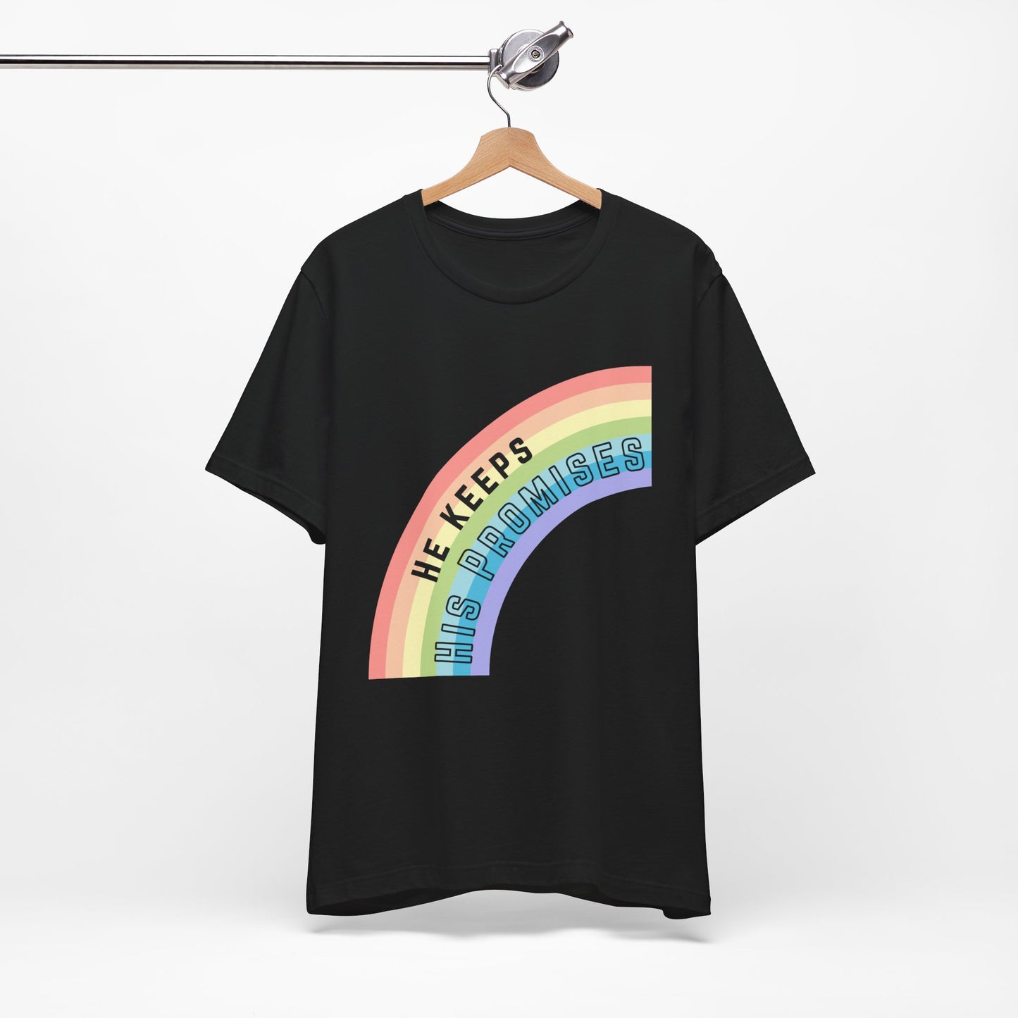 "He Keeps His Promises" Unisex Jersey Short Sleeve Tee