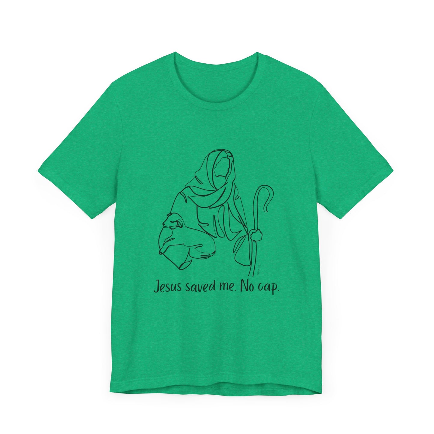 "Jesus Saved Me" Unisex Jersey Short Sleeve Tee