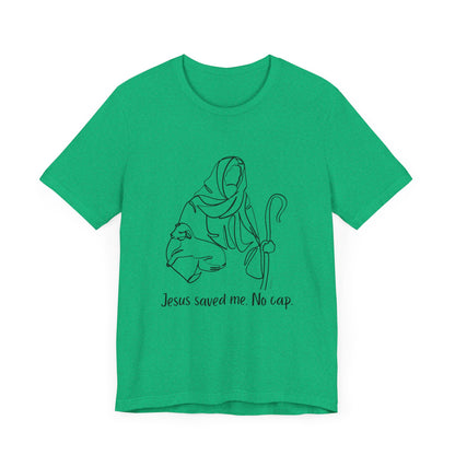 "Jesus Saved Me" Unisex Jersey Short Sleeve Tee