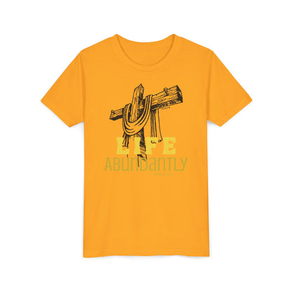 Life Abundantly Monochrome Youth Short Sleeve Tee