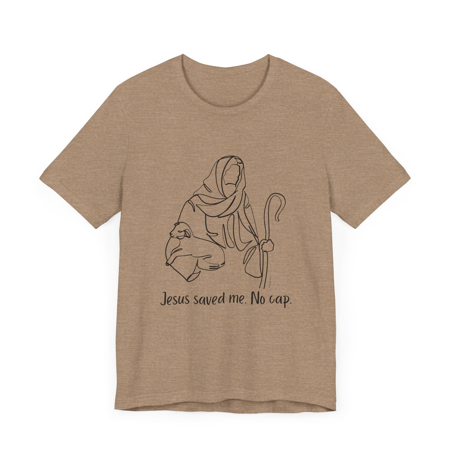 "Jesus Saved Me" Unisex Jersey Short Sleeve Tee