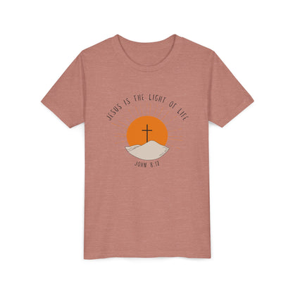 John 8:12 Youth Short Sleeve Tee