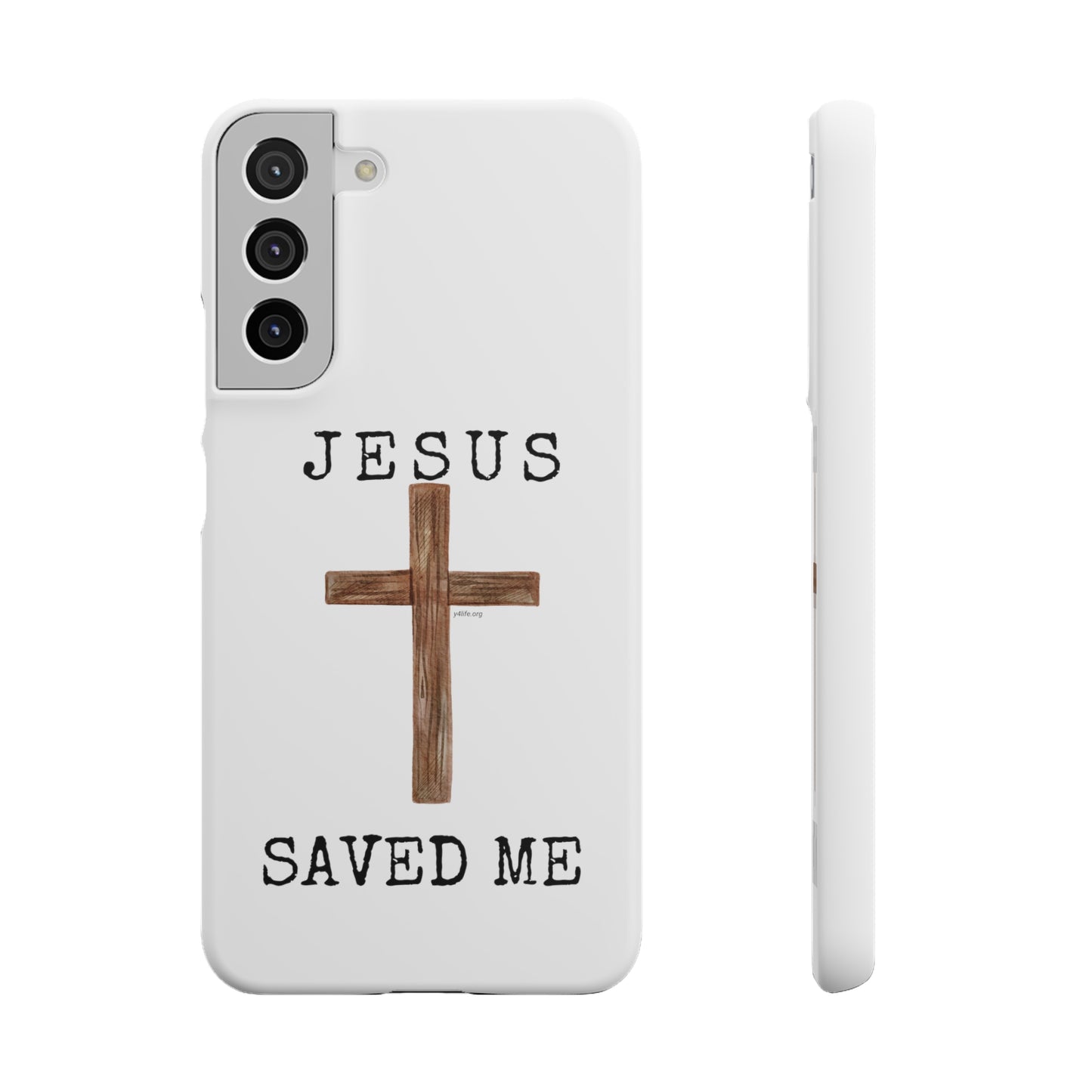 Jesus Saved Me Snap Cases