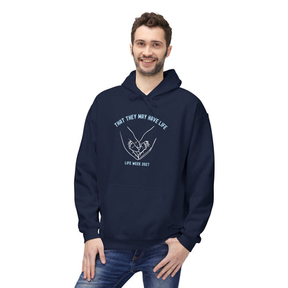 That They May Have Life Midweight Fleece Hoodie