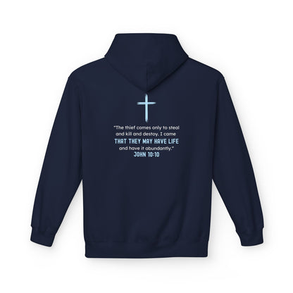 That They May Have Life Midweight Fleece Hoodie