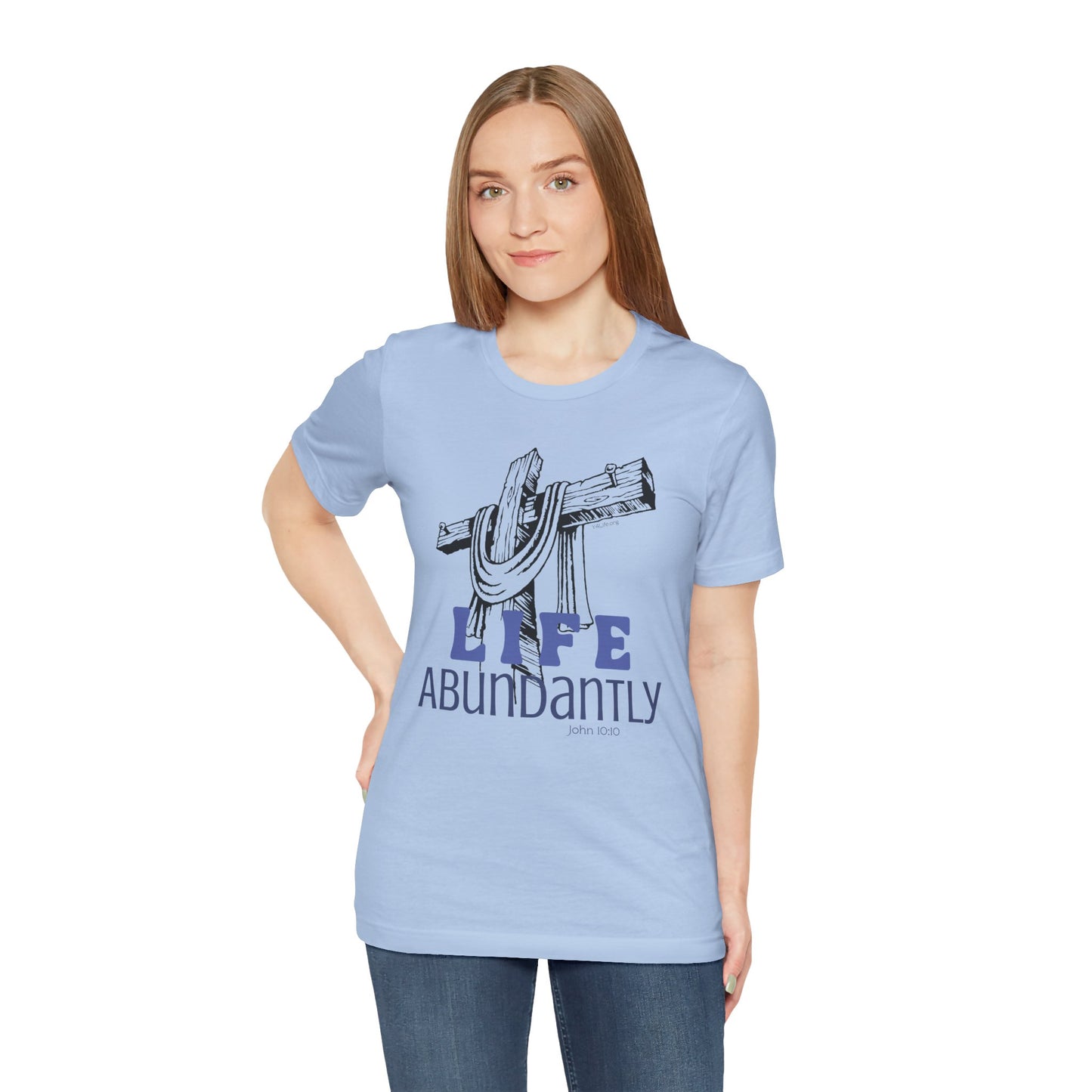 Life Abundantly Monochrome Short Sleeve Tee