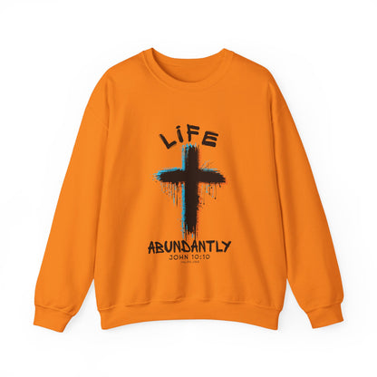 Life Abundantly Multicolor Crewneck Sweatshirt