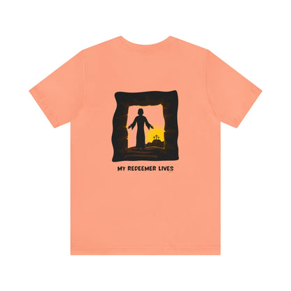 My Redeemer Lives Unisex Jersey Short Sleeve Tee
