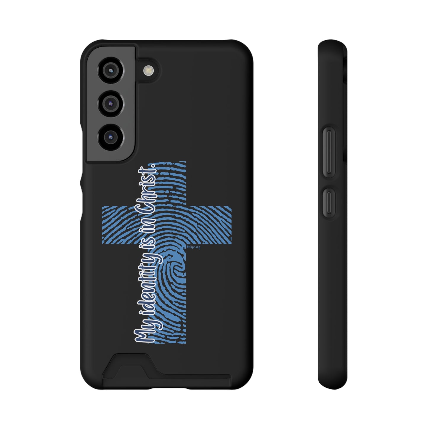 "My Identity is in Christ" Phone Case With Card Holder