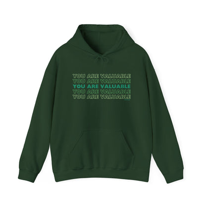 You Are Valuable Hooded Sweatshirt