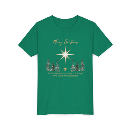 Merry Christmas Youth Short Sleeve Tee