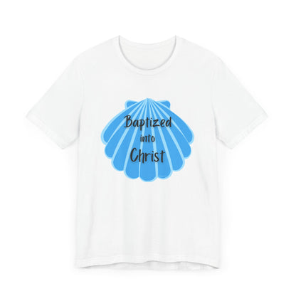 "Baptized into Christ" Unisex Jersey Short Sleeve Tee