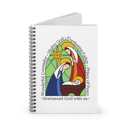 Names of the Savior Spiral Ruled Notebook