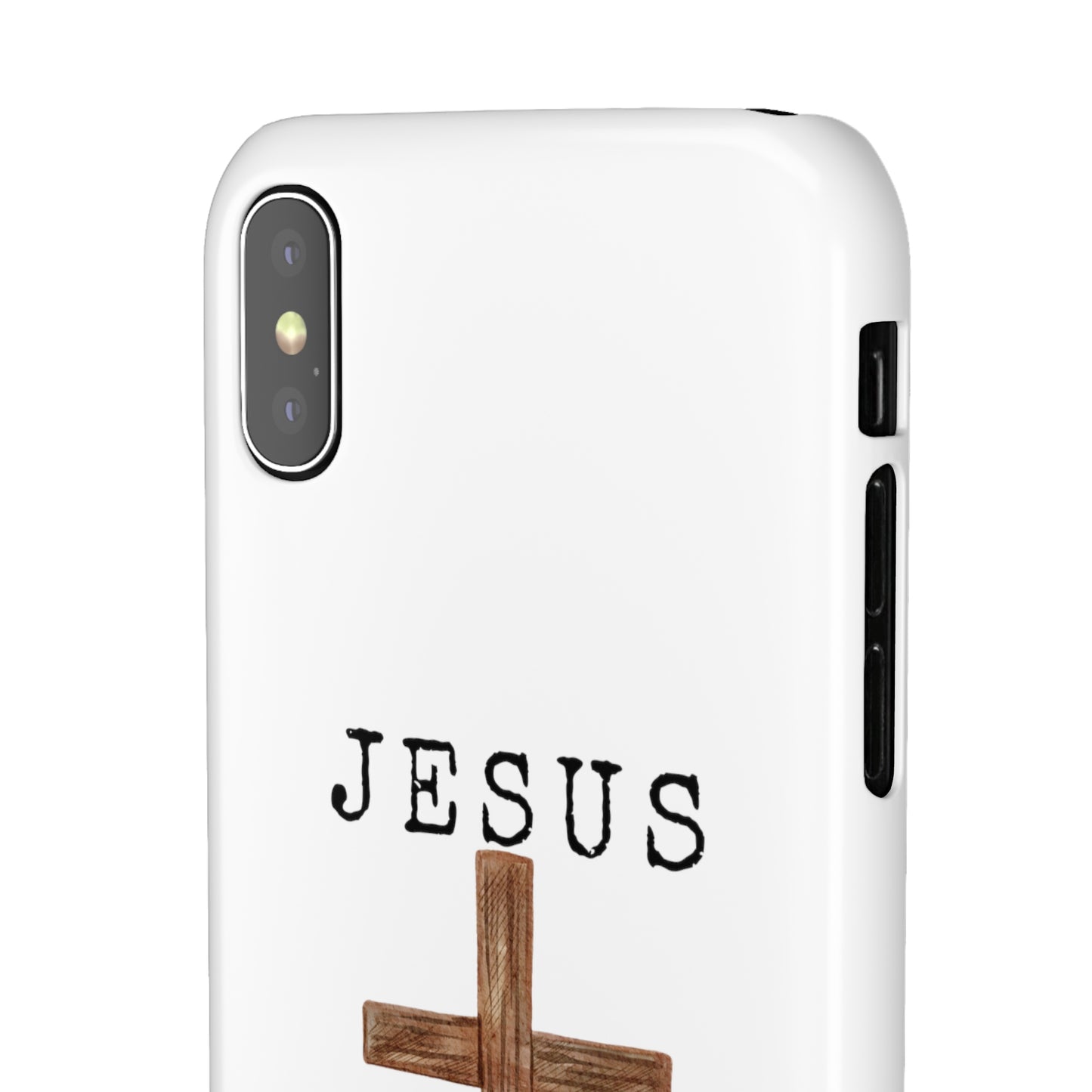 Jesus Saved Me Snap Cases