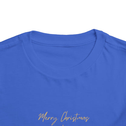 Merry Christmas Toddler Short Sleeve Tee