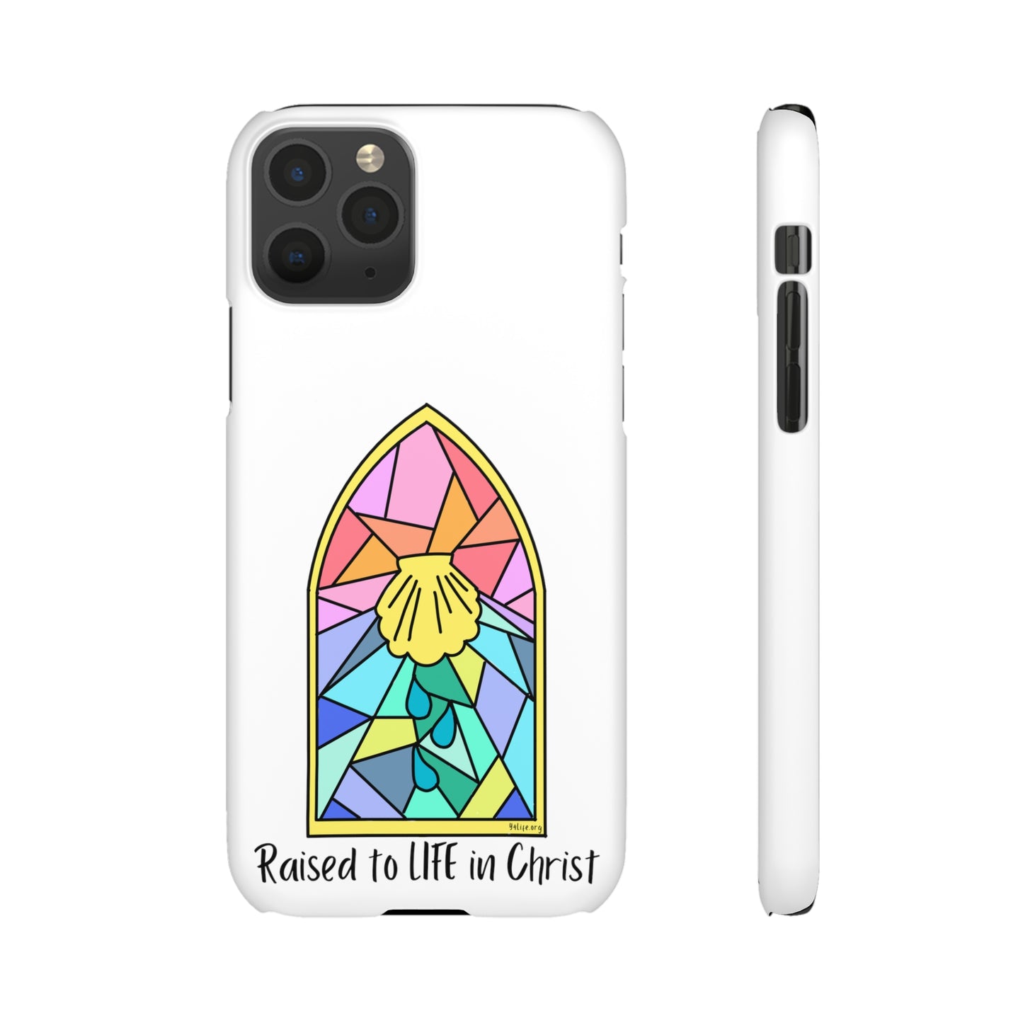 "Raised to Life in Christ" Snap Cases