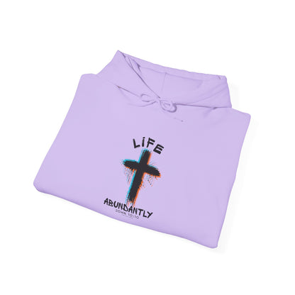 Life Abundantly Multicolor Hooded Sweatshirt