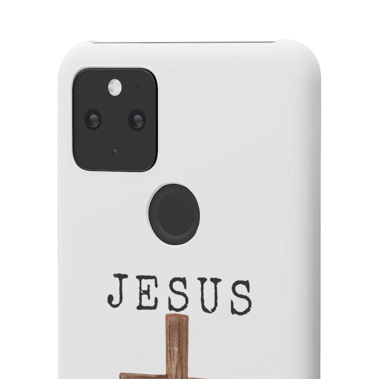 Jesus Saved Me Snap Cases
