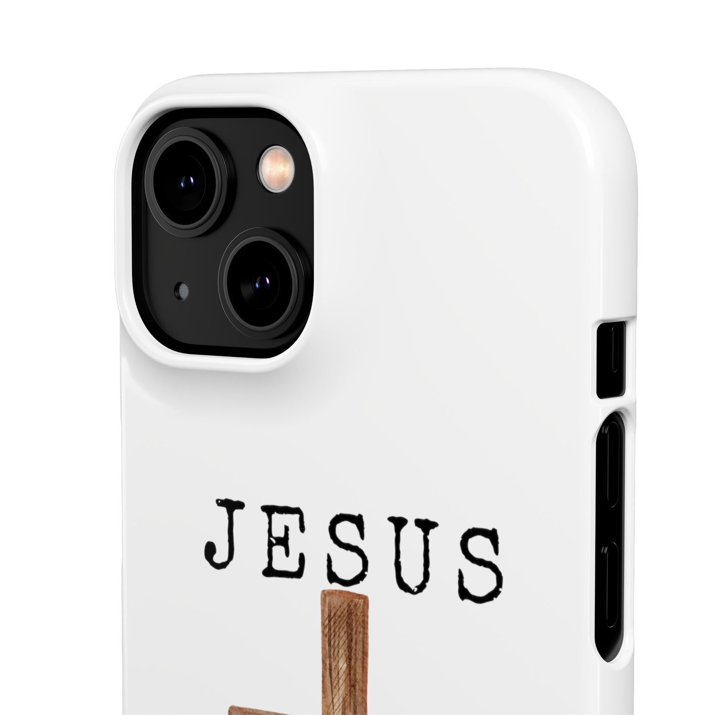 Jesus Saved Me Snap Cases