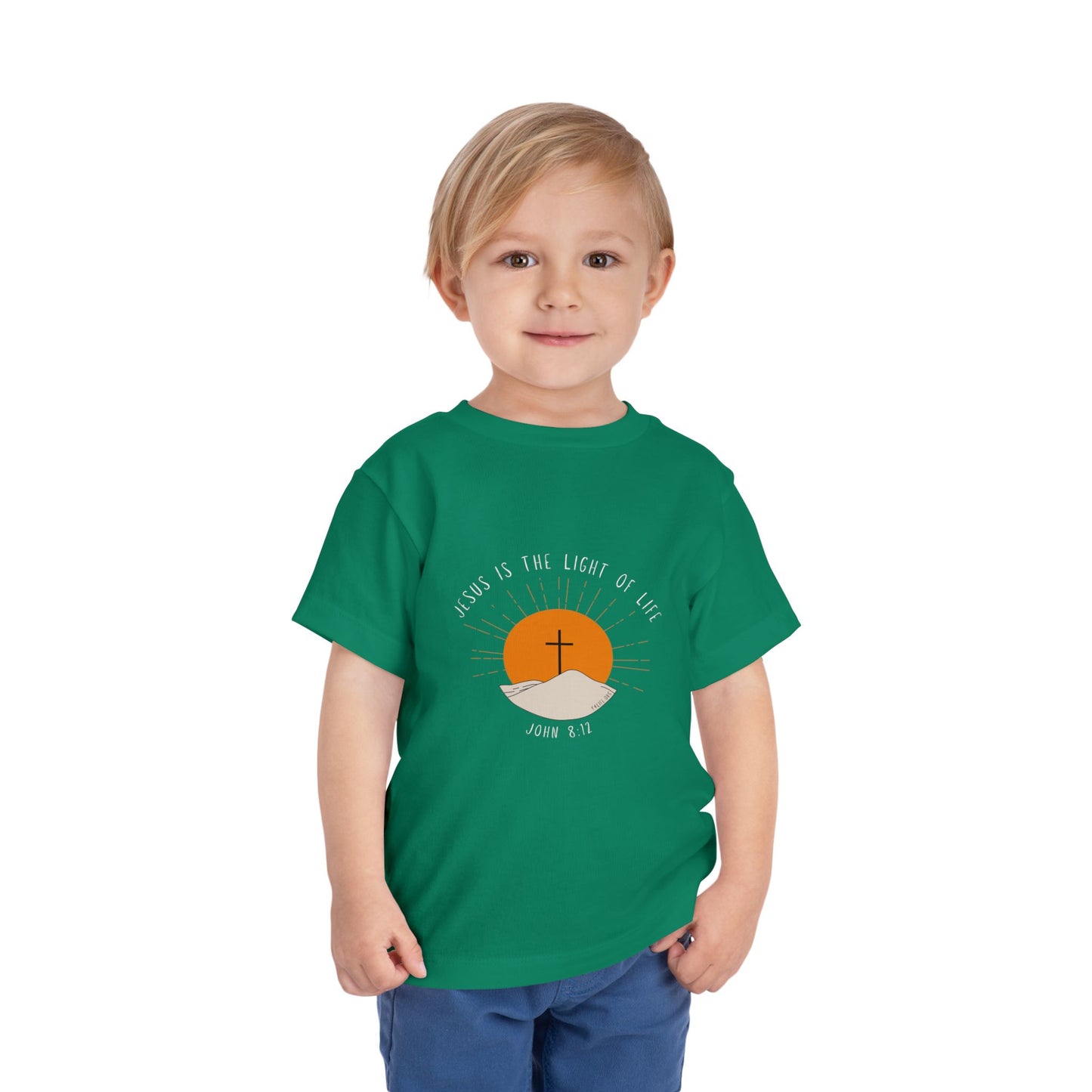John 8:12 Toddler Short Sleeve Tee