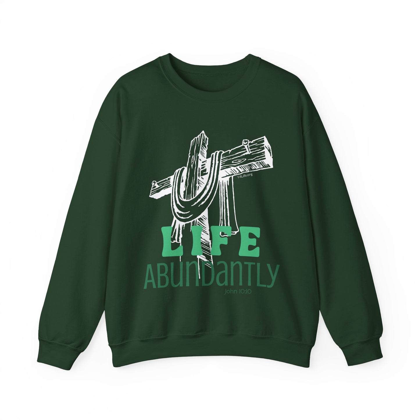 Life Abundantly Monochrome Crewneck Sweatshirt