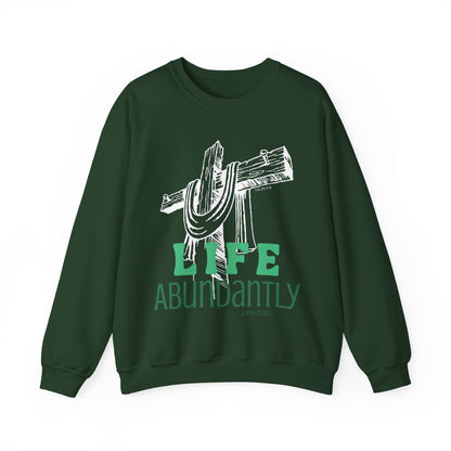 Life Abundantly Monochrome Crewneck Sweatshirt