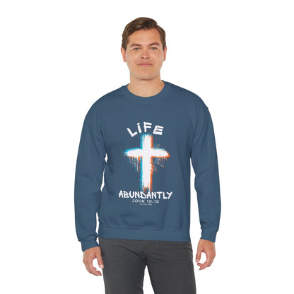 Life Abundantly Multicolor Crewneck Sweatshirt