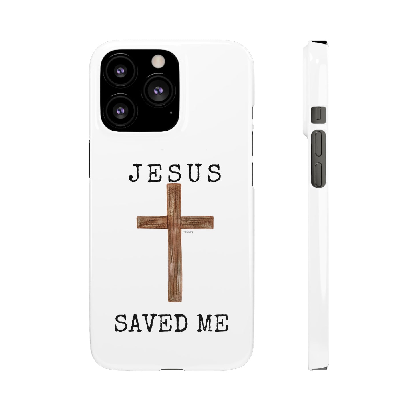 Jesus Saved Me Snap Cases
