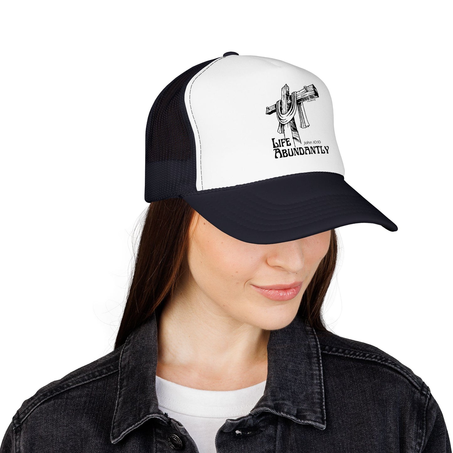 Life Abundantly Foam Trucker Hat