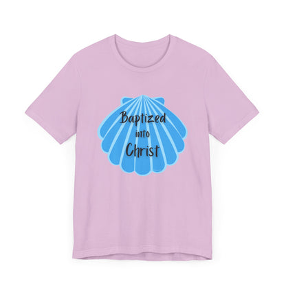 "Baptized into Christ" Unisex Jersey Short Sleeve Tee