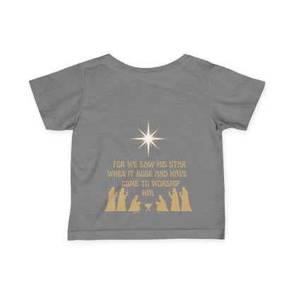 For We Saw His Star Infant Fine Jersey Tee