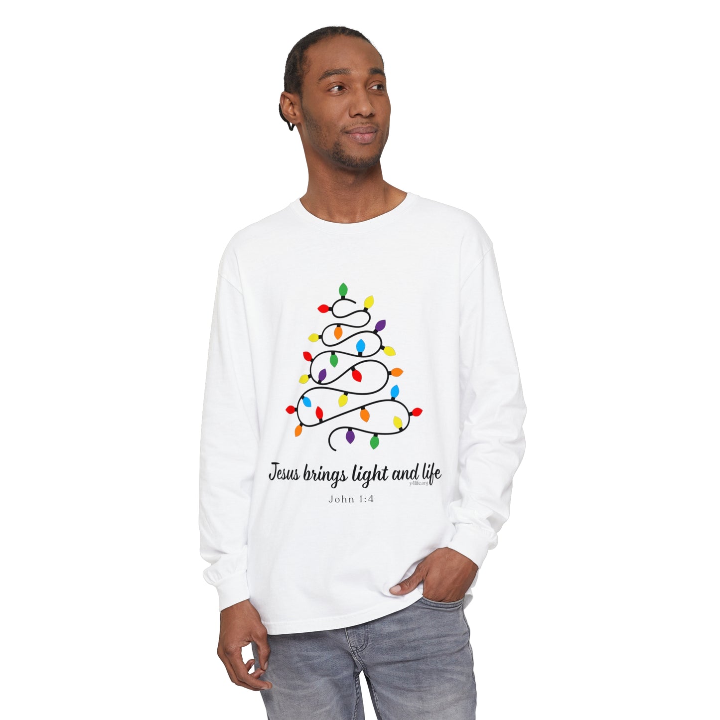 Jesus Brings Light and Life Long Sleeve Tee