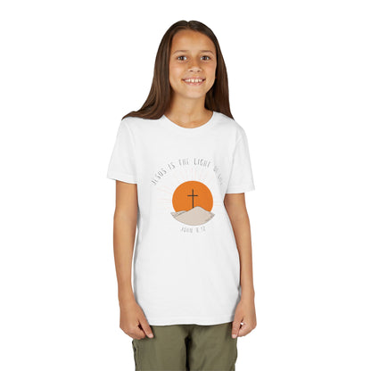 John 8:12 Youth Short Sleeve Tee