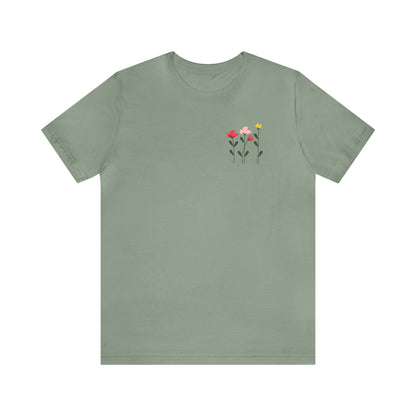 Floral Made 4 Life Unisex Jersey Short Sleeve Tee