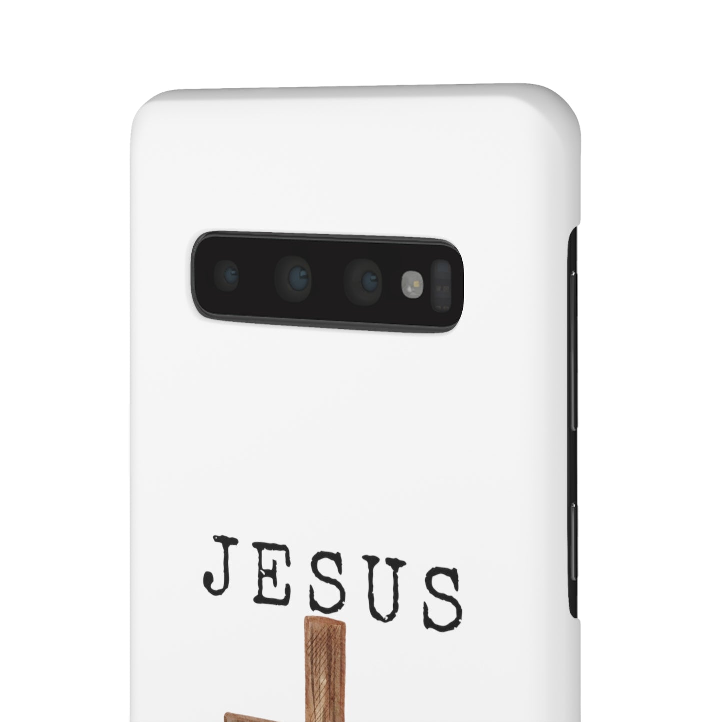 Jesus Saved Me Snap Cases