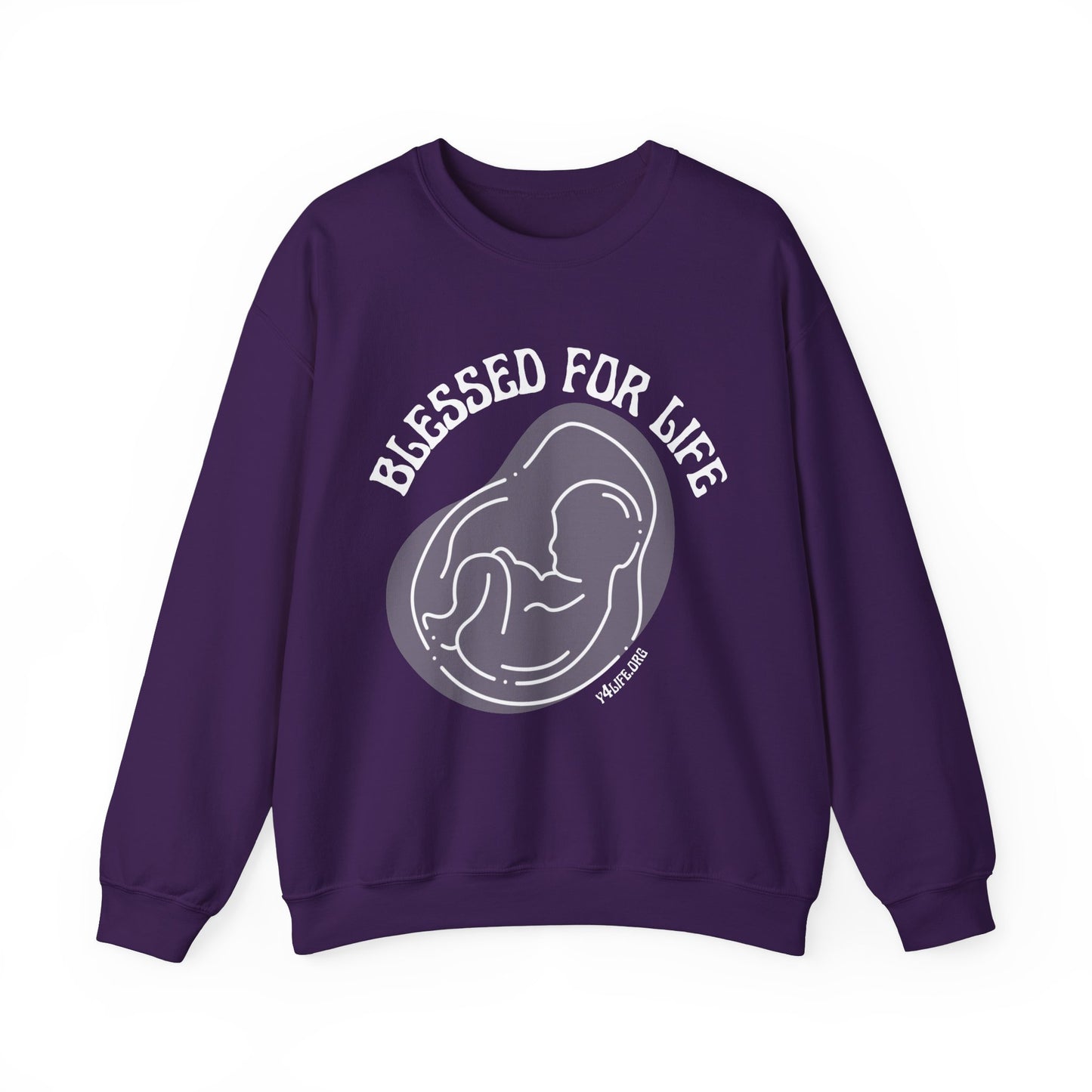 Blessed For Life Unisex Heavy Blend™ Crewneck Sweatshirt