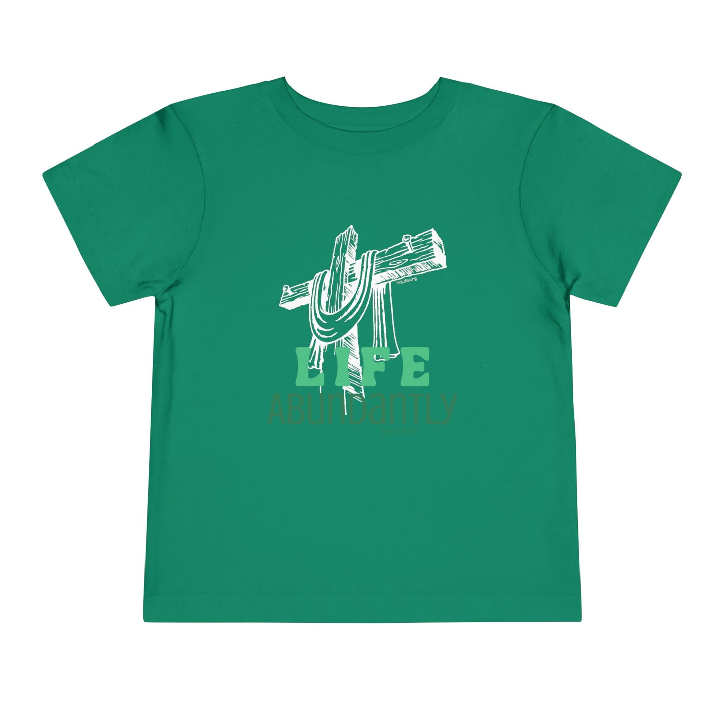 Life Abundantly Monochrome Toddler Short Sleeve Tee