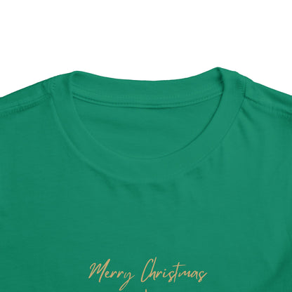 Merry Christmas Toddler Short Sleeve Tee