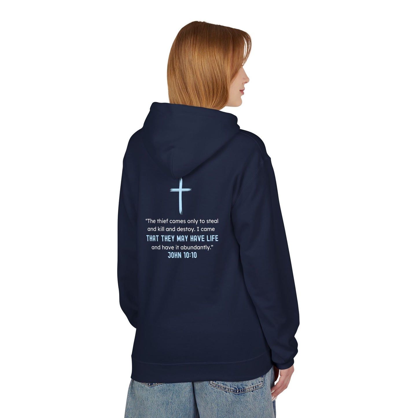 That They May Have Life Midweight Fleece Hoodie