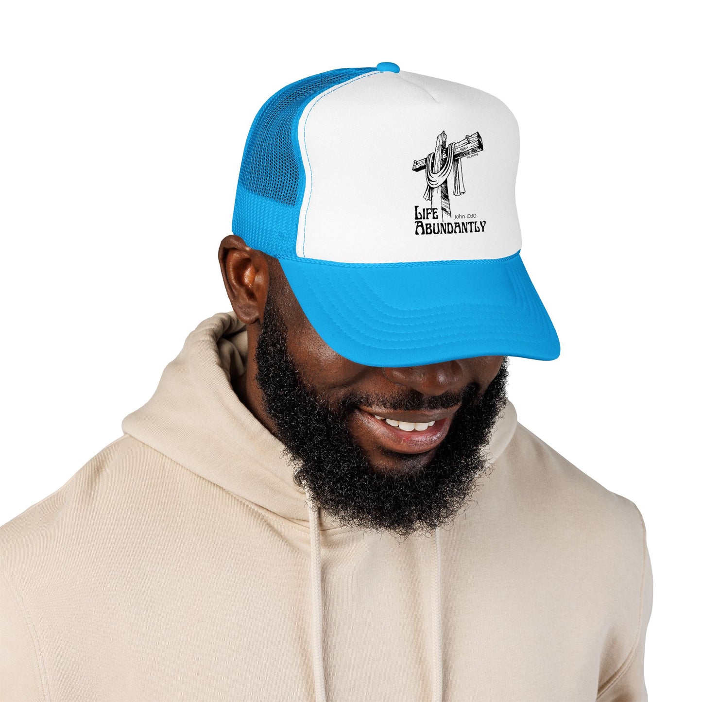 Life Abundantly Foam Trucker Hat